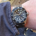 Seiko Prospex 1965 Modern Re Interpretation Automatic Black Dial Silver Steel Strap Watch For Men - SPB143J1