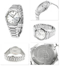 Salvatore Ferragamo F-80 Classic Silver Dial Silver Steel Strap Watch for Men - SFDT02223