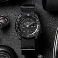 Seiko 5 Sports Automatic Black Dial Black NATO Strap Watch For Men - SRPD79K1