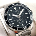 Tissot Seastar 1000 Chronograph Black Dial Silver Steel Strap Watch For Men - T120.417.11.051.00