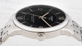 Tissot T Classic Chemin Des Tourelles Chronometer Black Dial Silver Steel Strap Watch For Men - T099.408.11.058.00