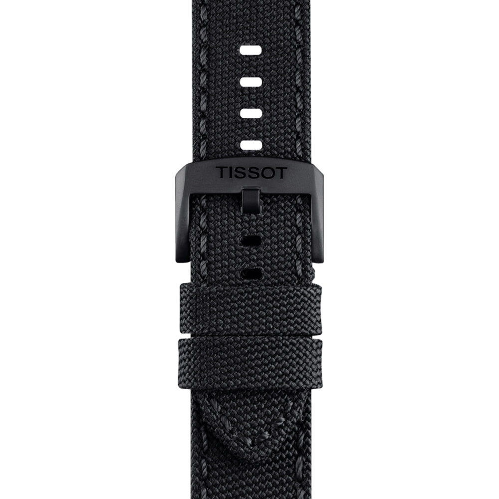 Tissot Chrono XL Quartz Black Dial Black Nylon Strap Watch For Men - T116.617.37.051.00
