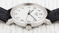 Tissot T Classic Desire White Dial Black Leather Strap Watch For Men - T52.1.421.12