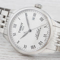 Tissot Le Locle Powermatic 80 Silver Dal Silver Steel Strap Watch For Men - T006.407.11.033.00