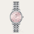 Tissot T Classic Carson Premium Pink Dial Silver Steel Strap Watch for Women - T122.210.11.159.00
