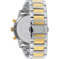 Tommy Hilfiger Analog Black Dial Two Tone Steel Strap Watch for Men - 1791539