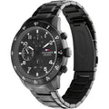 Tommy Hilfiger Jimmy Chronograph Grey Dial Grey Steel Strap Watch For Men - 1791951