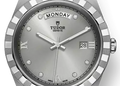 Tudor Royal Day Date Diamonds Automatic Silver Dial Silver Steel Strap Watch for Men - M28600-0002