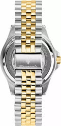 Maserati SFIDA Automatic Skeleton Black Dial Two Tone Steel Strap Watch For Men - R8823140010