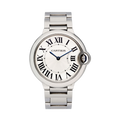 Cartier Ballon Bleu De Cartier Silver Dial Silver Steel Strap Watch for Women - W69011Z4
