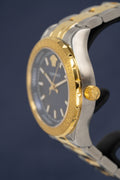 Versace Hellenyium Blue Dial Two Tone Steel Strap Watch for Women - V12060017