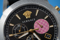 Versace Sport Tech Chronograph Black Dial Black Rubber Strap Watch for Women - VELT00619