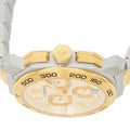 Versace Dylos Chronograph Silver Dial Two Tone Steel Strap Watch for Men - VQC030015