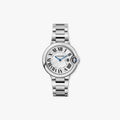 Cartier Ballen Bleu De Cartier Silver Dial Silver Steel Strap Watch for Women - W6920084