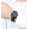 Tommy Hilfiger Damon Quartz Blue Dial Blue Mesh Bracelet Watch for Men - 1791421