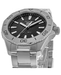 Tag Heuer Aquaracer Professional 200 Quartz Black Dial Silver Steel Strap Watch for Men - WBP1110.BA0627