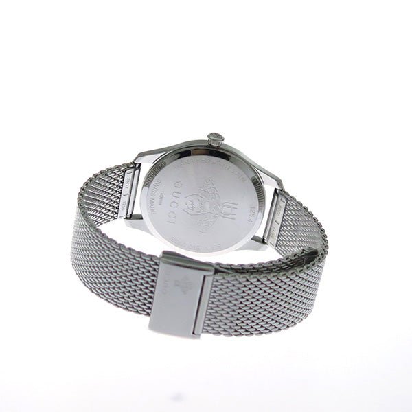 Gucci G-Timeless Mother of Pearl Dial Silver Mesh Bracelet Watch For Women - YA126583