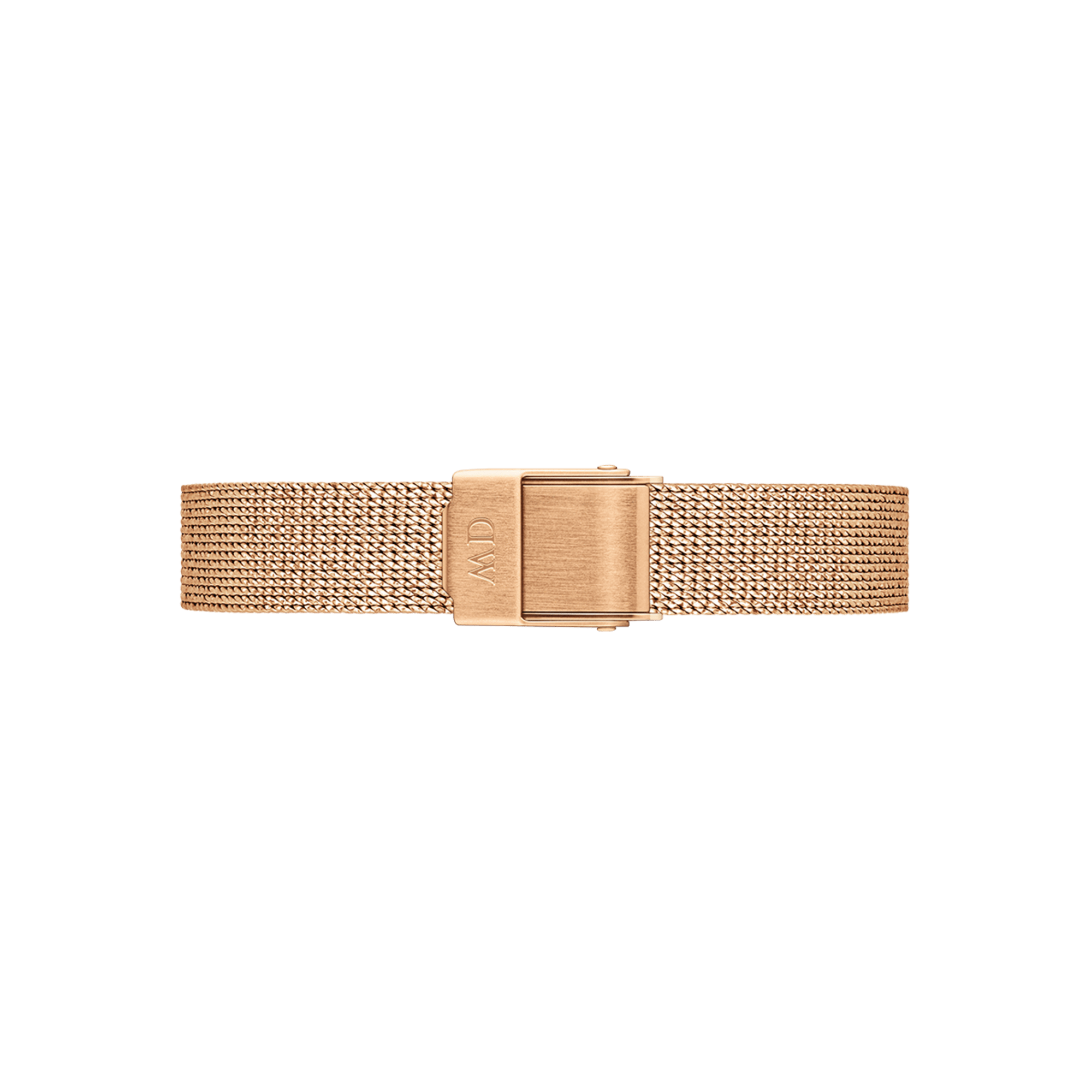 Daniel Wellington Quadro Melrose White Dial Gold Mesh Strap Watch For Women - DW00100431