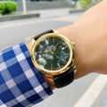 Tissot T Classic Dream Black Dial Black Leather Strap Watch for Men - T033.410.36.051.01