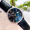 Tissot Luxury Powermatic 80 Black Dial Black Leather Strap Watch For Men - T086.407.16.057.00