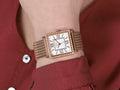 Guess Highline Off White Dial Rose Gold Stainless Steel Mesh Strap Watch For Women - W0826L3