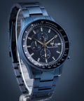 Maserati SFIDA Chronograph Blue Dial Blue Steel Strap Watch For Men - R8873640023